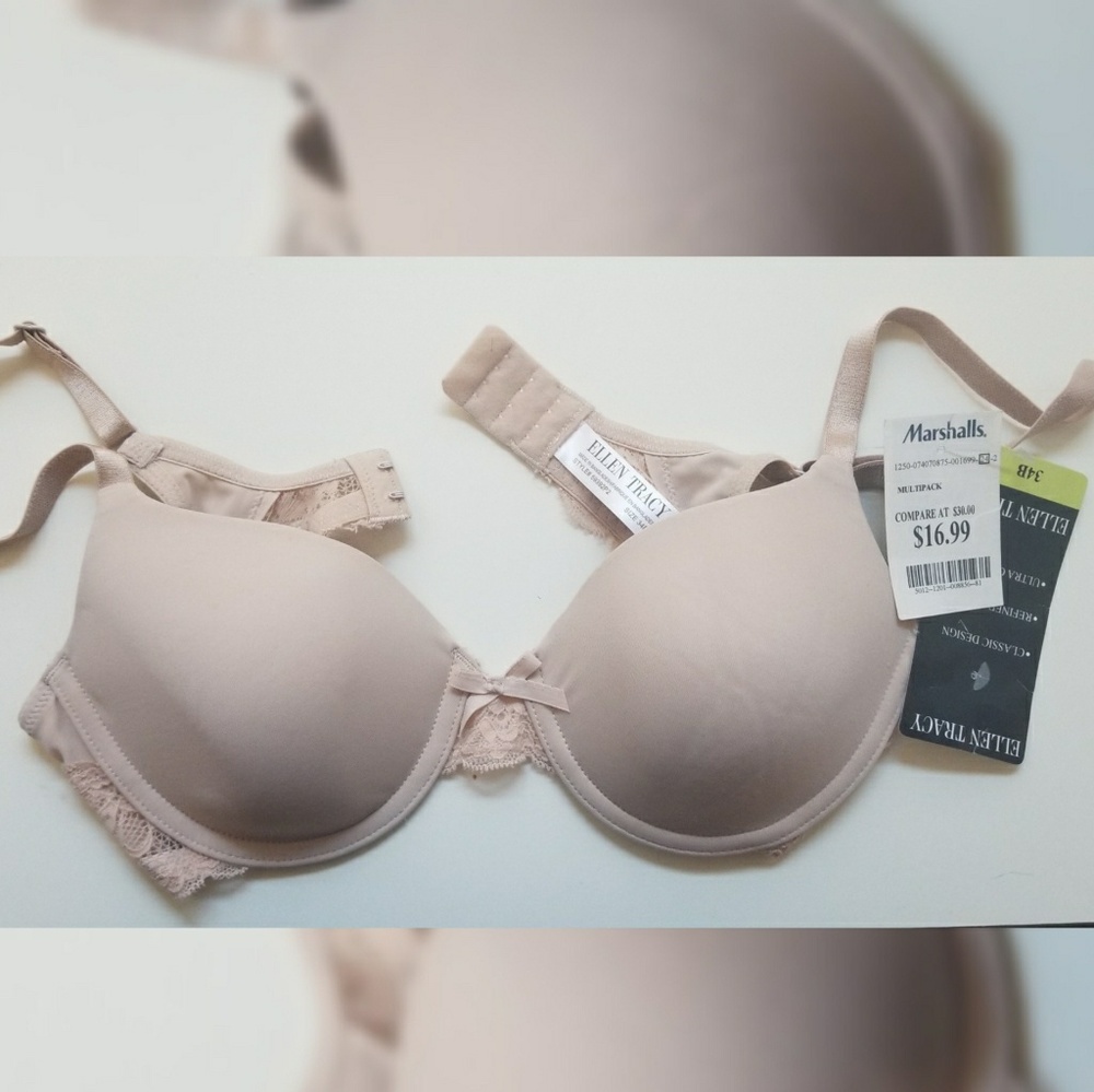 Set of 2 Ellen Tracy Bras 34B NWT